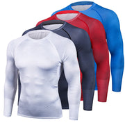 Long sleeve breathable quick-drying fitness training clothes - Blue Force Sports