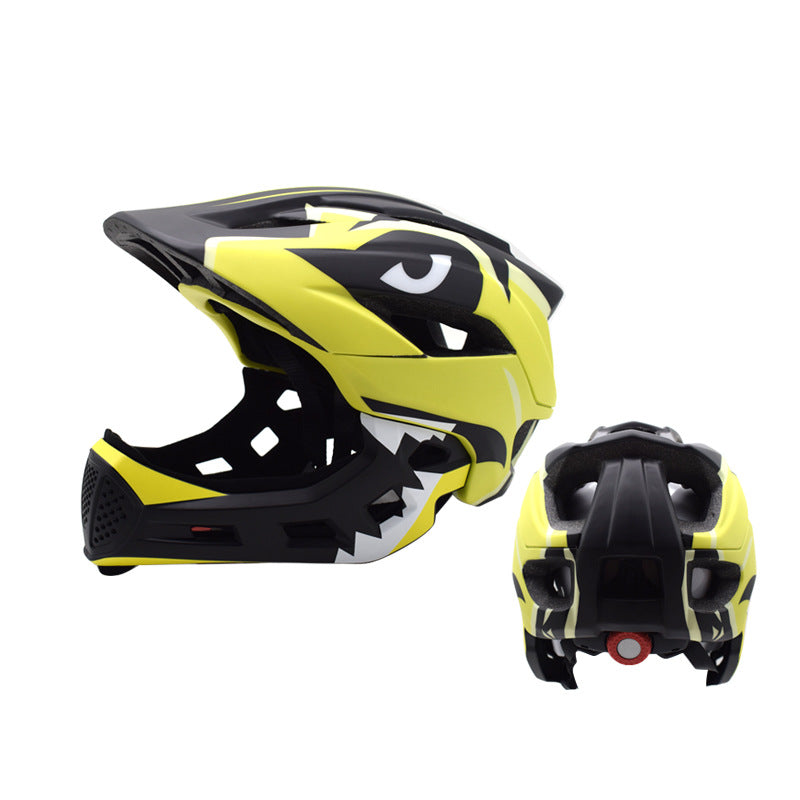 Children's Balance Bike Helmet Bicycle Riding Sports Protective Gear Sliding Scooter Full Face Helmet - Blue Force Sports