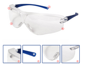 Goggles windproof dustproof sandproof anti-fog - Blue Force Sports
