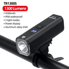 Ultra-Bright 1300 Lumen LED Bike Headlight – USB Charging & Power Bank Functionality