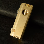 Vintage Metal Brass Heavy Duty Trench Lighter - Blue Force Sports