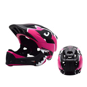 Children's Balance Bike Helmet Bicycle Riding Sports Protective Gear Sliding Scooter Full Face Helmet - Blue Force Sports