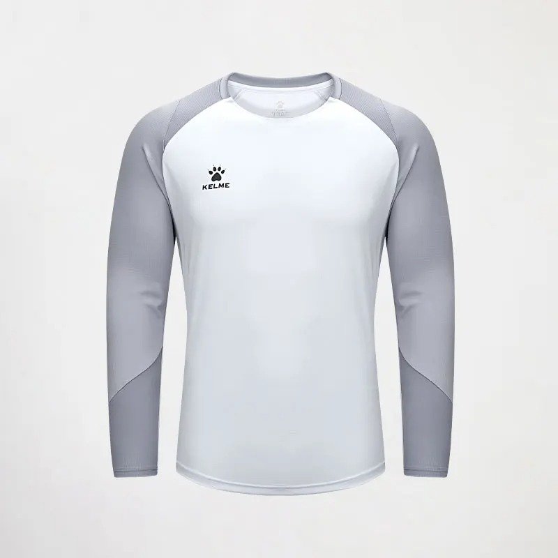 Camiseta de entrenamiento de manga larga de secado rápido para hombre