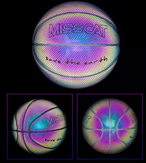 Glowing Luminous Fluorescent Basketball Night Game Basketball - Blue Force Sports