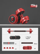 Men's Home Electroplating Pure Iron Barbell Set - Blue Force Sports
