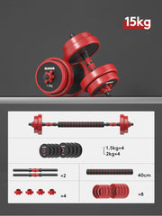 Men's Home Electroplating Pure Iron Barbell Set - Blue Force Sports
