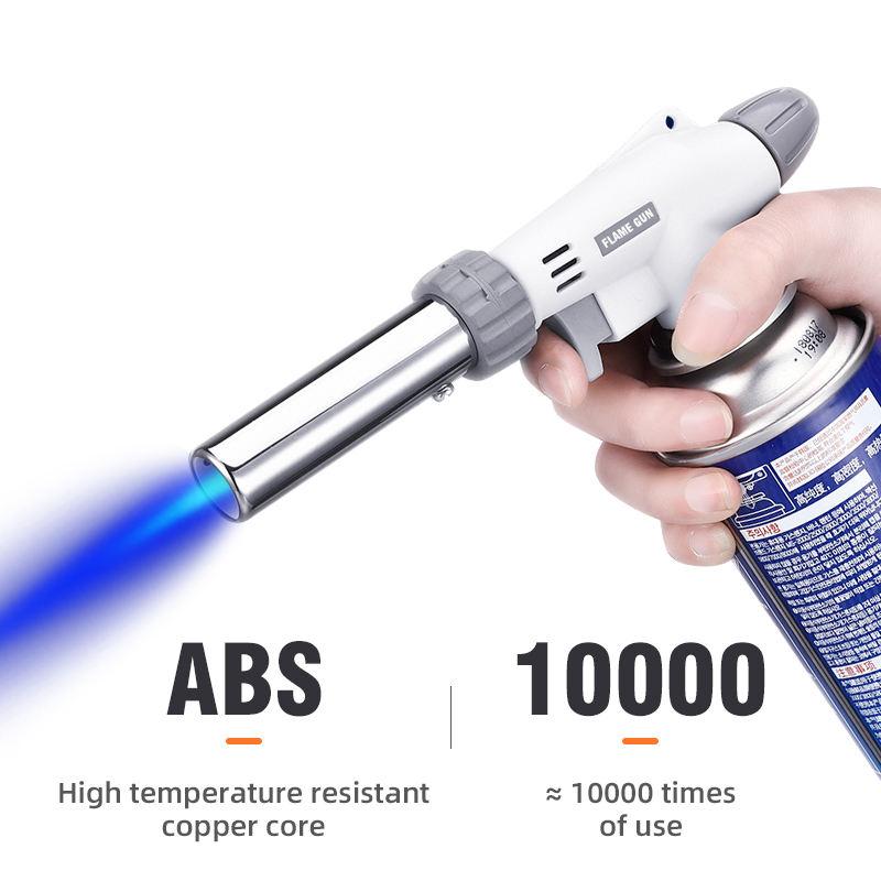 Antorcha de gas para barbacoa y soldadura con boquilla de llama ajustable