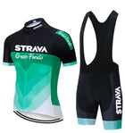 Summer Short-sleeved Cycling Jersey Suit Men - Blue Force Sports