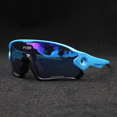 FTIIER Bicycle Glasses Goggles - Blue Force Sports