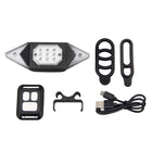 USB rechargeable bicycle turn signal - Blue Force Sports