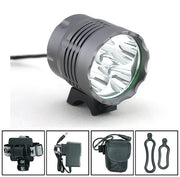LED Mountain Bike Headlight 5T6 Bicycle Light - Blue Force Sports