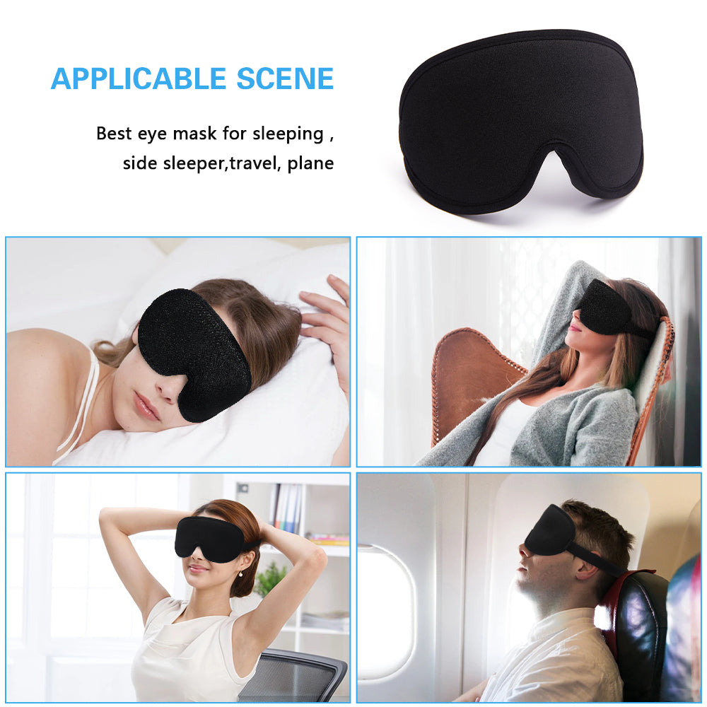 Schlafmaske aus Seide mit 3D-Kontur