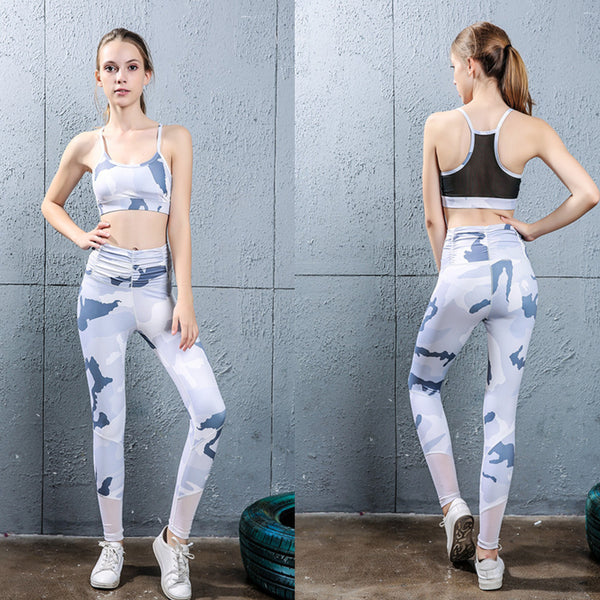 New printed yoga pants women - Blue Force Sports