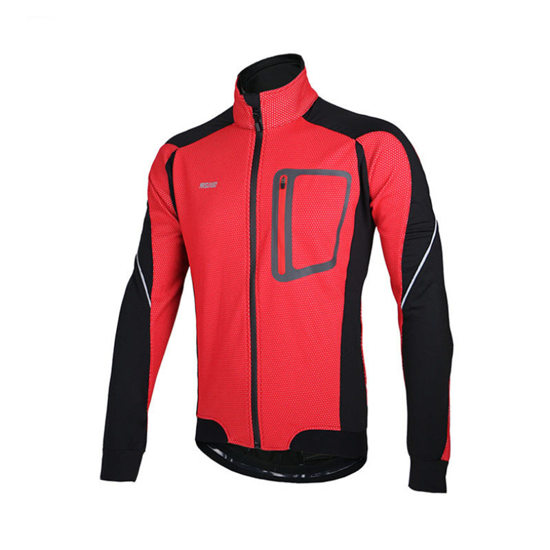 Fleece windproof and warm long-sleeved jacket - Blue Force Sports