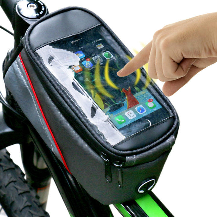 Frame Front Top Tube Bags Phone Bike Pouch - Blue Force Sports