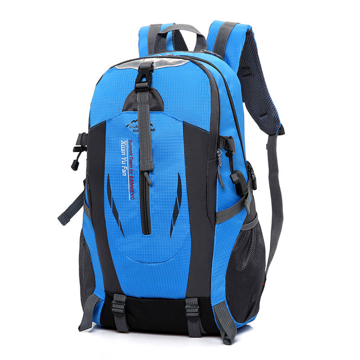 USB rechargeable bag 2021 new double shoulder bag male large capacity outdoor mountaineering bag women sports leisure travel bag - Blue Force Sports