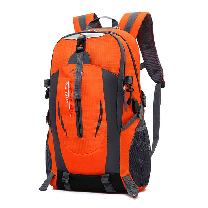 USB rechargeable bag 2021 new double shoulder bag male large capacity outdoor mountaineering bag women sports leisure travel bag - Blue Force Sports