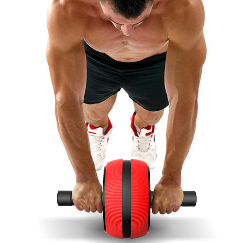 Large Silent TPR Abdominal Wheel Roller - Blue Force Sports