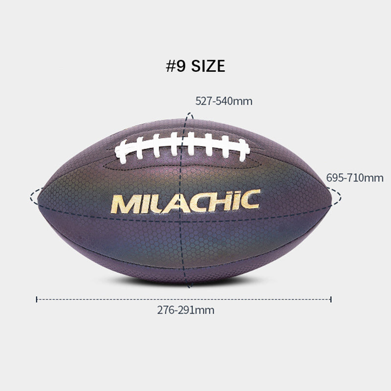Luminous Fluorescent Reflective Football - Blue Force Sports