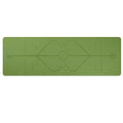 Non Slip TPE Yoga Mat Position Line Beginner - Blue Force Sports