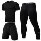 Summer three-piece casual sports suit - Blue Force Sports
