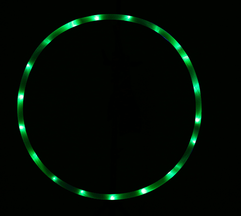 Premium LED Lights Glow In Dark Hoop - Blue Force Sports