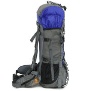 Extra Large Outdoor 60L Travel Backpack - Blue Force Sports