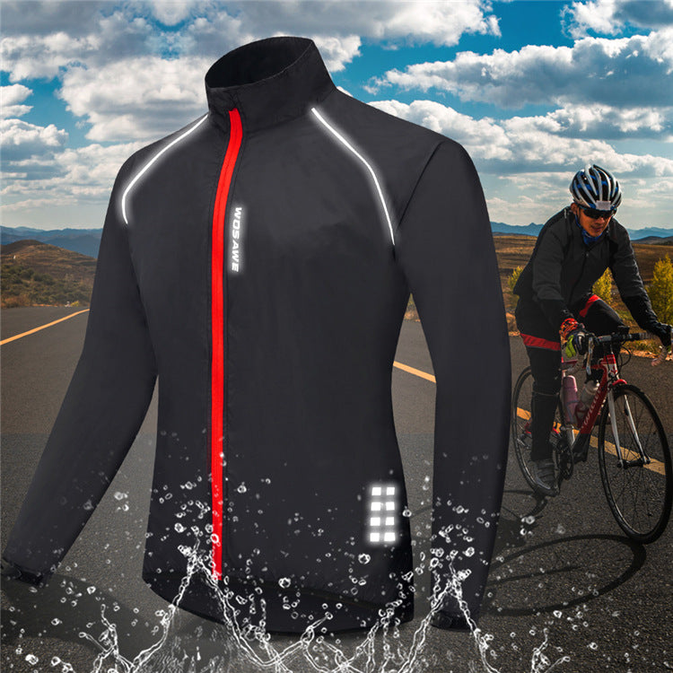 Water repellent windbreaker for cycling mountaineering - Blue Force Sports