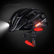 Light Cycling Helmet USB Rechargeable Bike Ultralight Helmet Intergrally-Molded Mountain Road Bicycle Mtb Helmet - Blue Force Sports