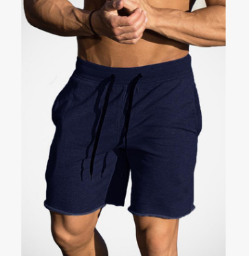 Cotton Workout Shorts For Men - Blue Force Sports