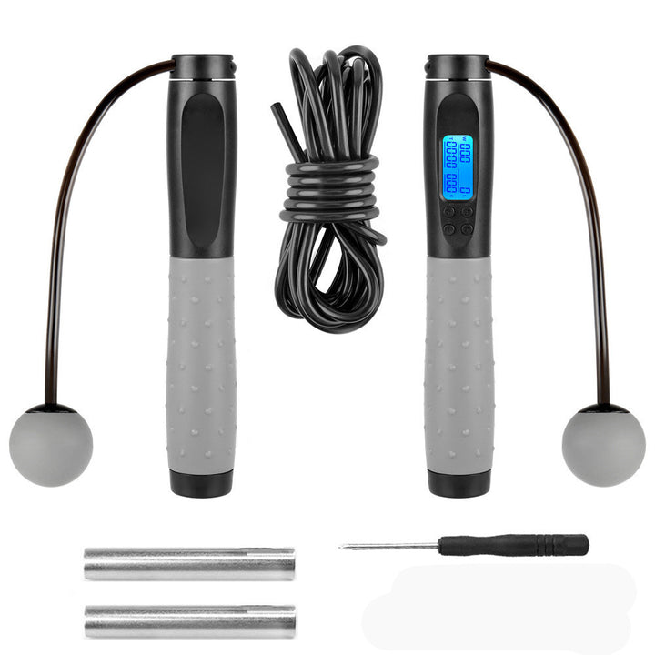 Smart electronic counting skipping rope - Blue Force Sports