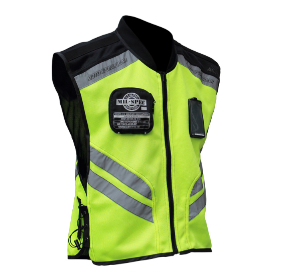 Motorcycle riding reflective vest - Blue Force Sports