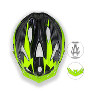 Integrated bicycle riding equipment riding helmet - Blue Force Sports