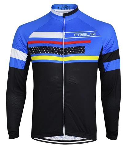 Men's Long Sleeve Cycling Jersey Customization - Blue Force Sports