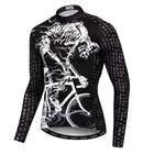 Riding Bicycle Jersey Long Sleeve Cycling Jersey - Blue Force Sports