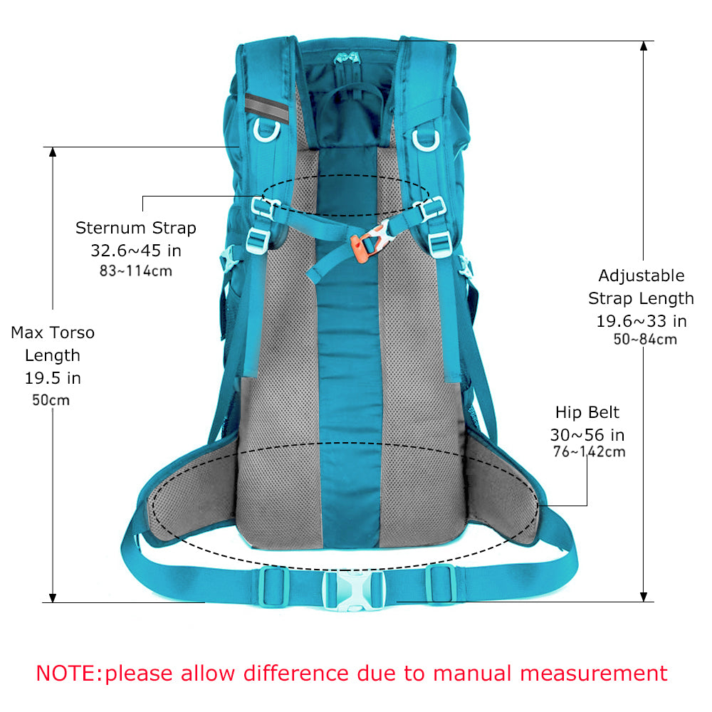 50 l multifunktionaler Outdoor-Wanderrucksack mit Regenschutz – ideal für Trekking und Camping