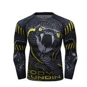 Long sleeved tights, men's running suit - Blue Force Sports