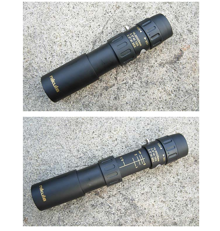 10-30x25 Nicholas Telescope - Blue Force Sports