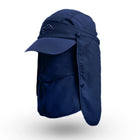 Sombrero para el sol definitivo para exteriores con protección extraíble para el rostro y el cuello
