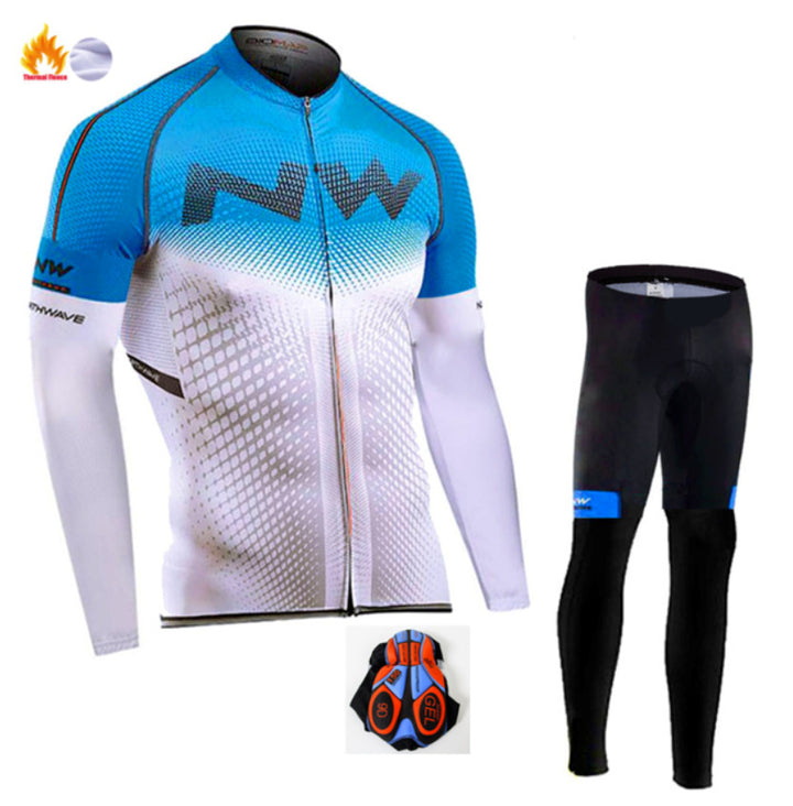 Cycling jersey long sleeve suit - Blue Force Sports