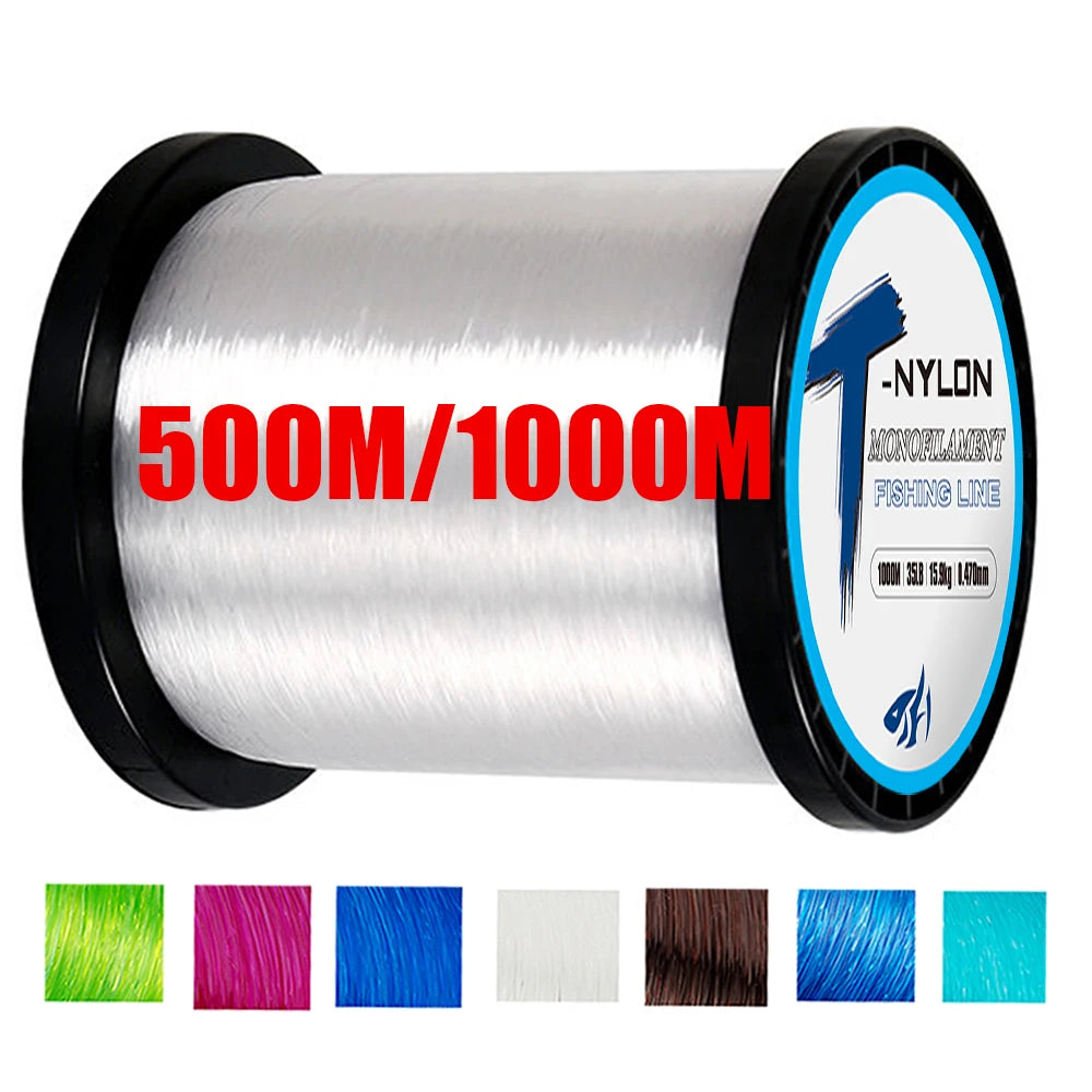 Superstarke Angelschnur aus Nylon und Fluorkohlenwasserstoff