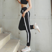 Fitness trousers with side striped pockets - Blue Force Sports