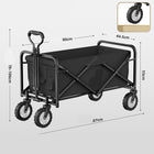 Camping Cart Foldable Outdoor Hand Push Picnic Pull Rod - Blue Force Sports