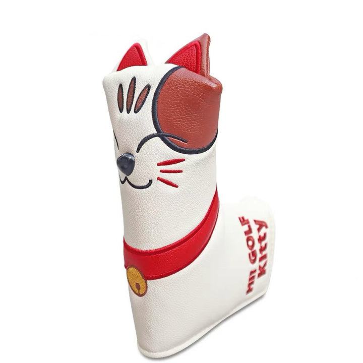 Lucky Cat Golf Wood Club Head Cover - Blue Force Sports