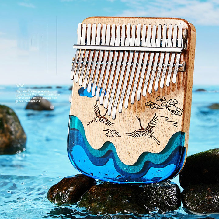 CEGA Thumb Piano 17 Notes Acrylic Kalimba - Blue Force Sports