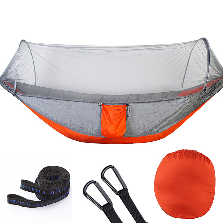 Fully Automatic Quick Opening Hammock With Mosquito Net - Blue Force Sports