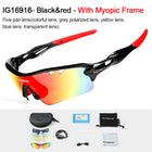 INBIKE Polarized Cycling Glasses - Blue Force Sports