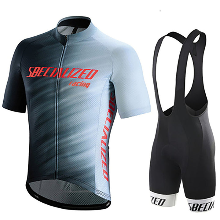 Summer Men's Mountain Bike Jersey Suit Sports Equipment - Blue Force Sports