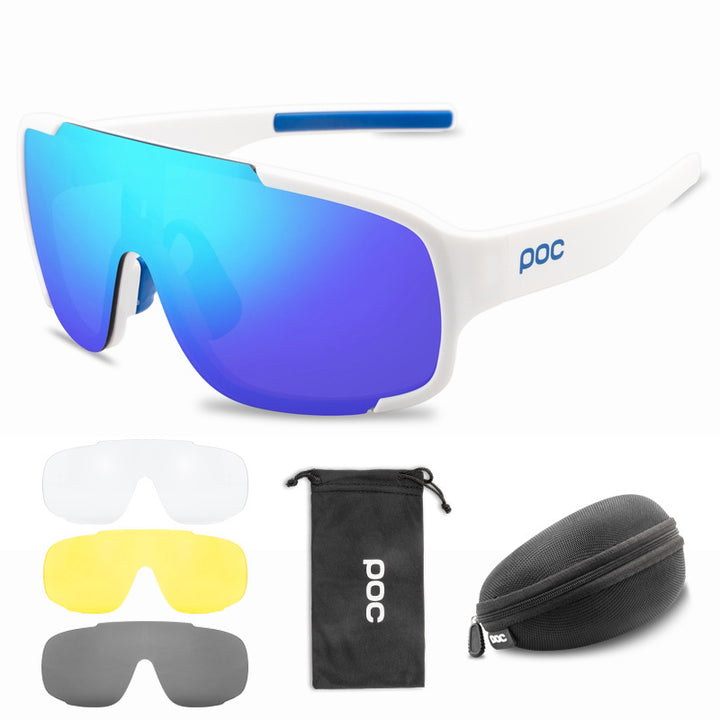 Fully Coated Bicycle Goggles Can Be Equipped With Close - Blue Force Sports