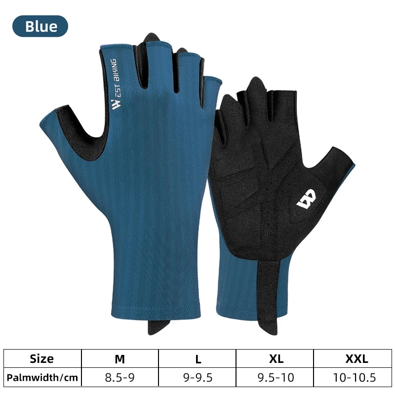Fahrradhandschuhe Halbfinger für Damen und Herren